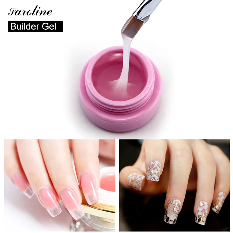 Camouflage UV Builder Gel Professional Nail Art French Nail Tips