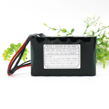 

KLUOSI 24V Battrey 6S1P 25.2V 3500mAh NCR18650GA Li-Ion Battery Pack with 20A Balanced BMS for Electric Motor Bicycle Scooter