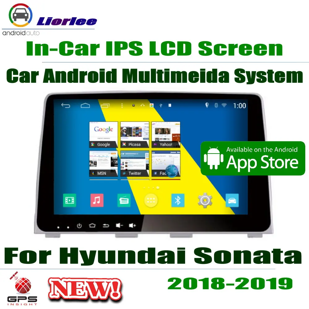 Clearance 9" HD Full Touch IPS LCD Screen Android 8 Core For Hyundai Sonata 2018~2019 Car Radio Stereo Audio Video GPS Navigation System 0