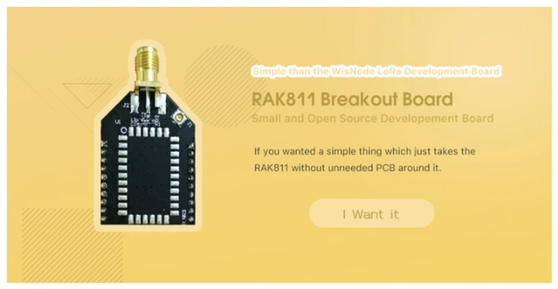 RAK811 низкая мощность Lora Модуль UART к последовательному AT Command модуль беспроводной связи LORAWAN протокол частота 868/915 MHZQ107