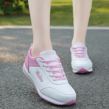 

Hot New 2018 FashionWomen shoes Autumn Breathable Woman Casual Shoes Light Walking Women sneakers