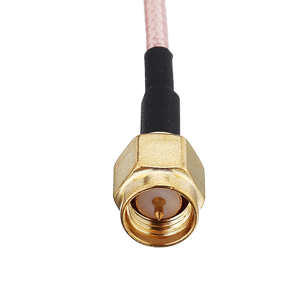 LEORY Cable Connector BNC Male to SMA Male 30cm/50cm 50ohm Extension Adapter silver plated wire Length Optional