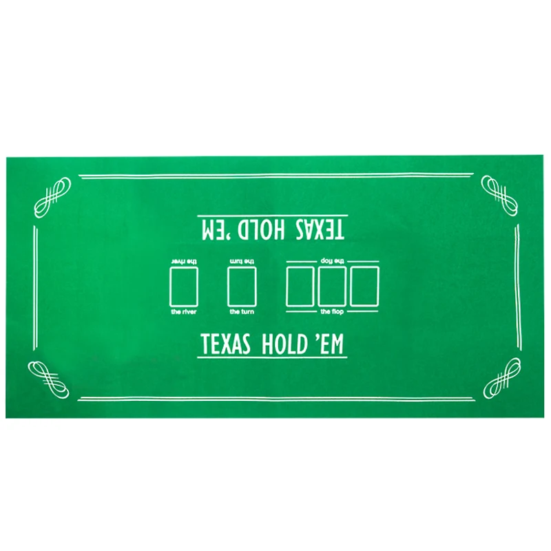 Cuscino Poker Texas Hold'em Verde 45x25 cm. 