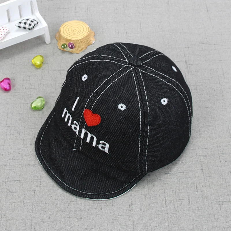 DreamShining/Модная Джинсовая детская шапка с надписью детские летние бейсболки для мальчиков солнечные шляпы девушки козырек Детские шапки Аксессуары для от 0 до 3 лет