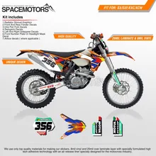 MX vinyl 3M wrap skin sticker графическая наклейка комплект для мотоцикла dirt bike Мотокросс EXC SX SXF EWC XCW 250 450 426