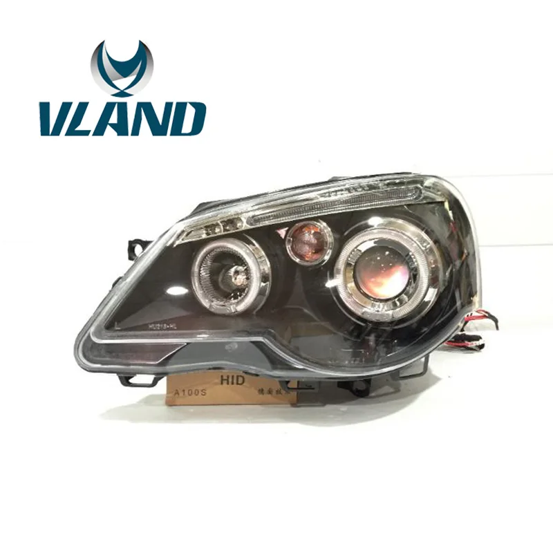 

VLAND Factory For Car Headlamp For POLO 2005-2009 LED For POLO Bi-Xenon Projector Play And Plug With H7/D2H 100% Waterproof