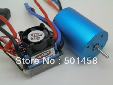 HSP part 28404 + 28405 Brushless Motor +Brushless Electronic Speed Controller COMBO POWER For 1/16th RC Buggy Car Truck