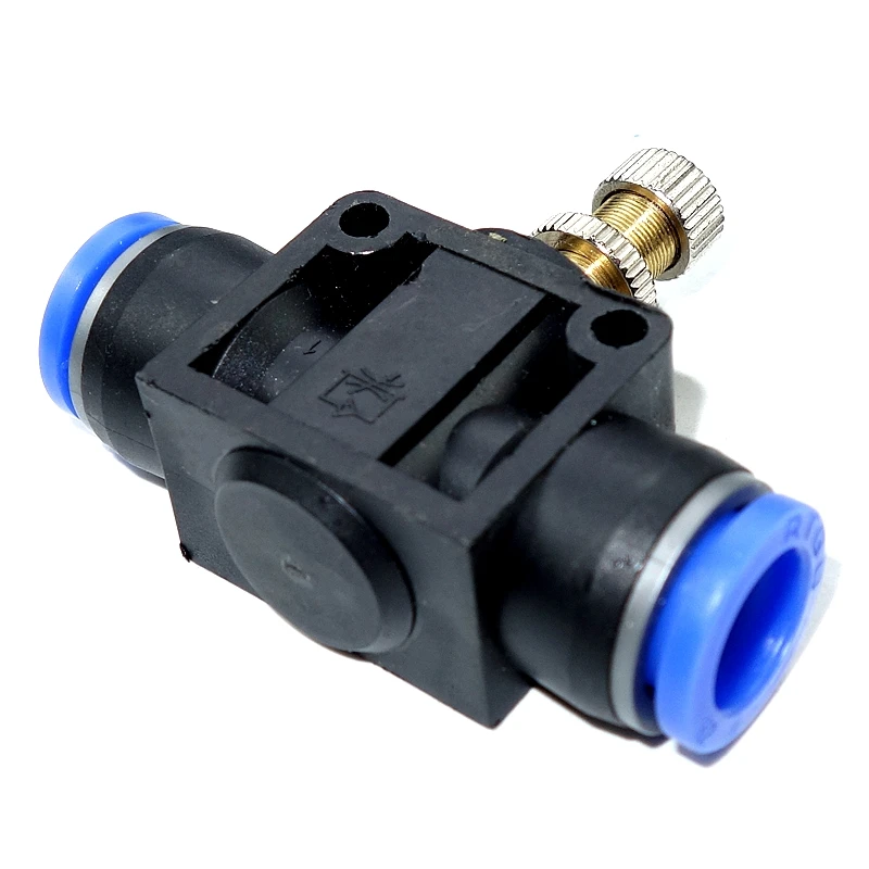 Пневматический клапан управления скоростью 4 6 8 10 12 мм OD|speed control valve|air pneumaticpneumatic flow