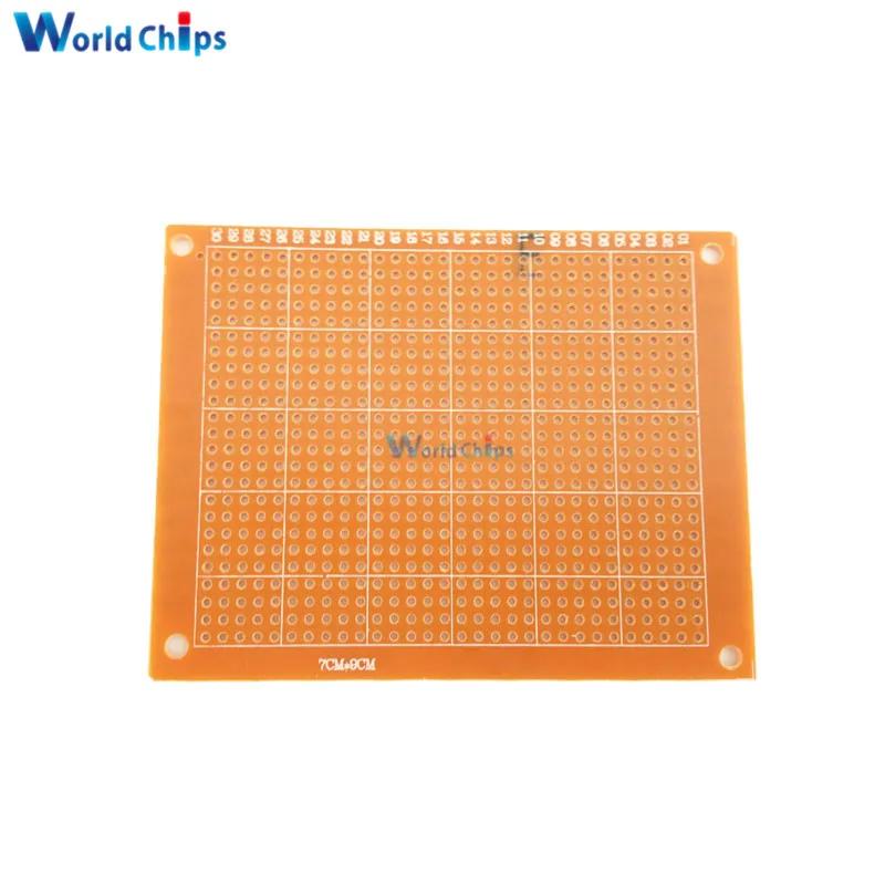 

5Pcs 7x9 7*9cm Single Side Prototype PCB Breadboard Universal Board Experimental Bakelite Copper Plate Circuirt Board DIY