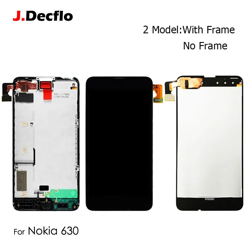 Замена для Nokia Lumia 630 N630 RM 977 978 ЖК дисплей Дисплей Сенсорный экран с/без рамки