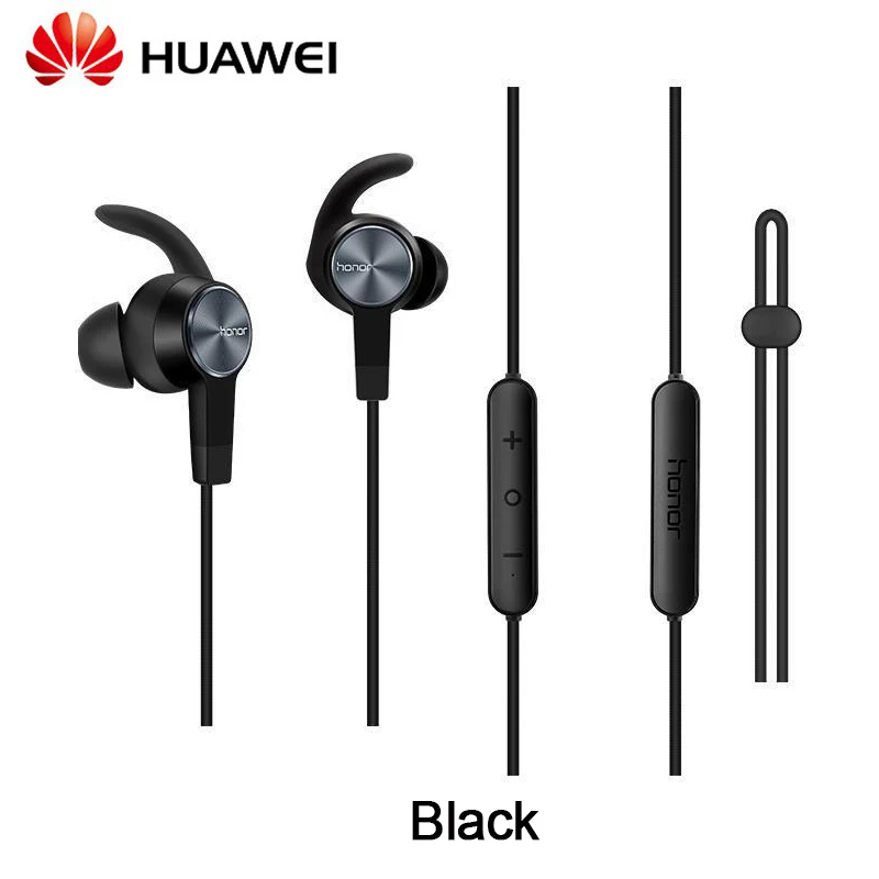 Новинка, huawei Honor xSport, Bluetooth, беспроводной, 4,1, AM61, наушники, магнит, дизайн, IP55, уровень защиты, Blutooth, гарнитура для смартфона - Цвет: Black