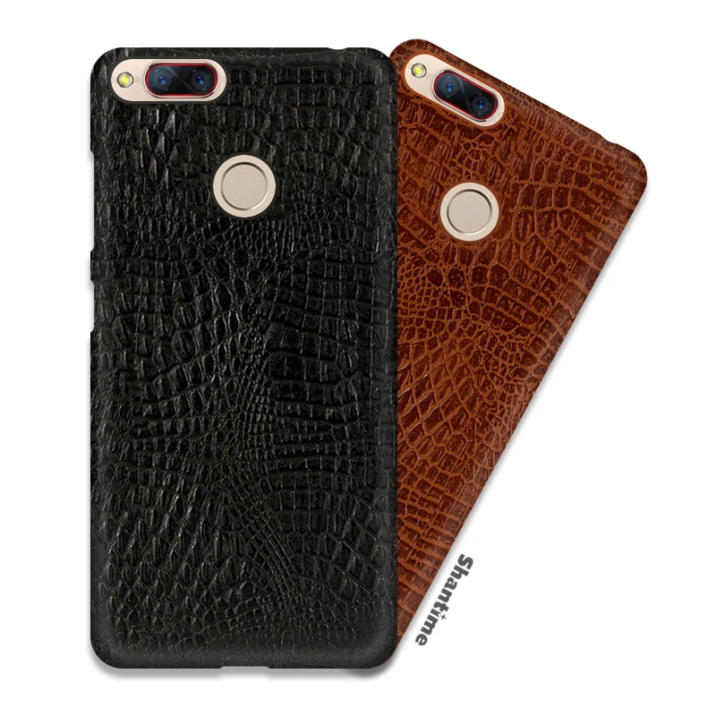 Vintage Crocodile Skin PU Leather Case For ZTE Nubia Z17 Mini Phone Business Style | Мобильные телефоны и аксессуары