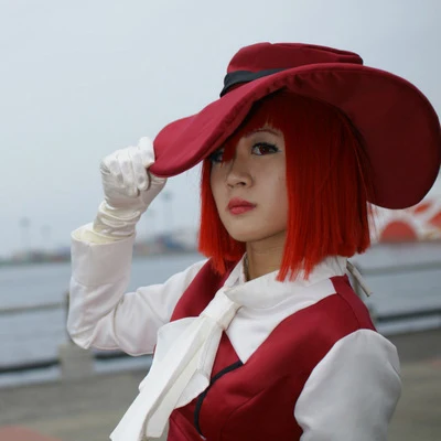 Anime cosplay Black Butler Cosplay anime Costumes Madam Red Fancy Party Dress for Halloween