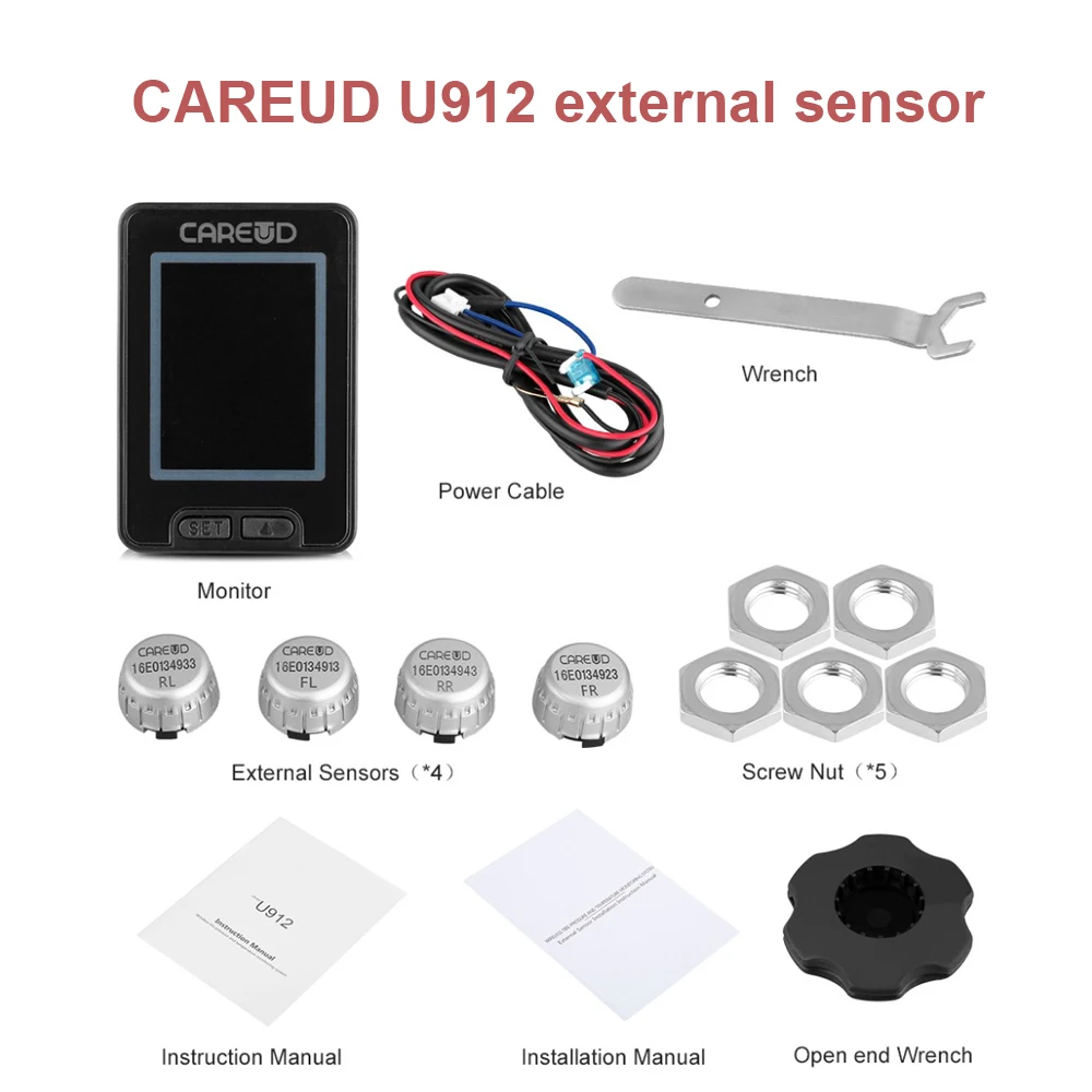 CAREUD U912 специальная автомобильная TPMS система контроля давления в шинах