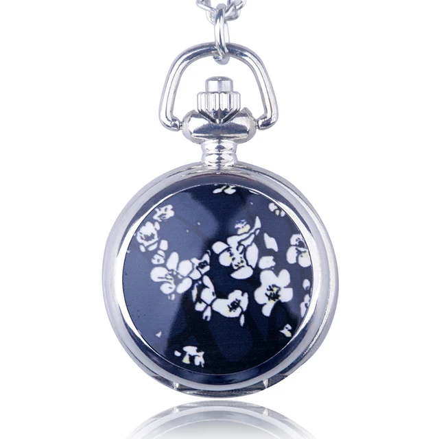Enamel Trumpet Quartz Pocket Watch Men And Women Flip Back Retro Nostalgic Chine Enamel Trumpet Quartz Pocket Watch Men And Women Flip Back Retro Nostalgic Chine