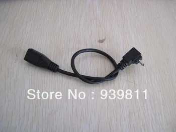 

25cm USB2.0 Mini Left Angle Male to Female Converter Extention Cable Cord