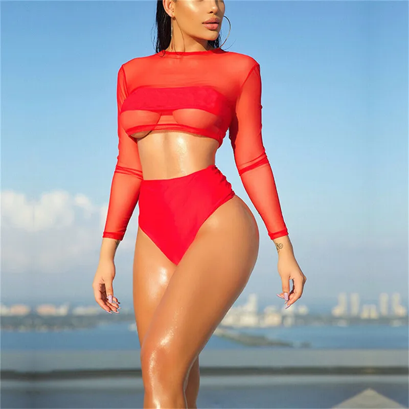 two piece swimsuit cover up
