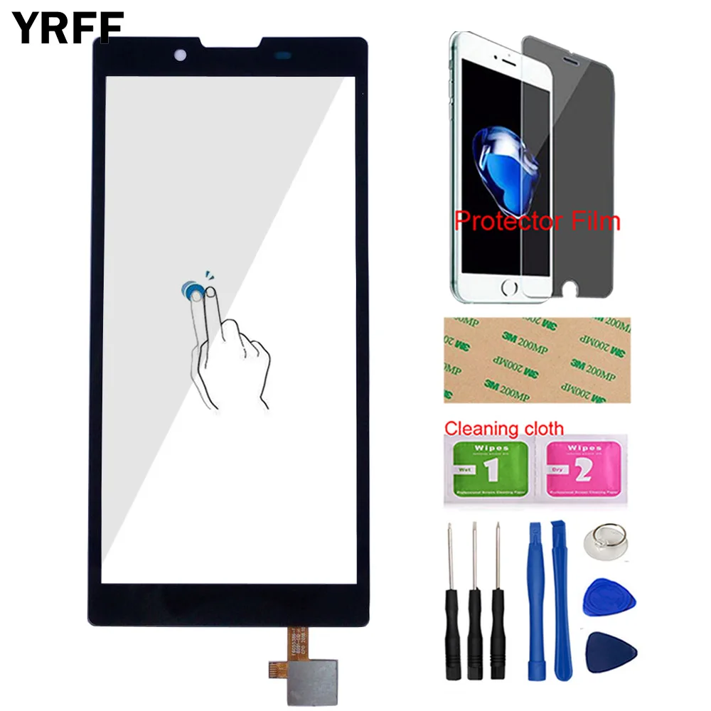 

Mobile Touch Screen Panel For Cubot King Kong 3 Touch Screen Digitizer Panel Front Glass lens Sensor TouchScreen Tools Gift