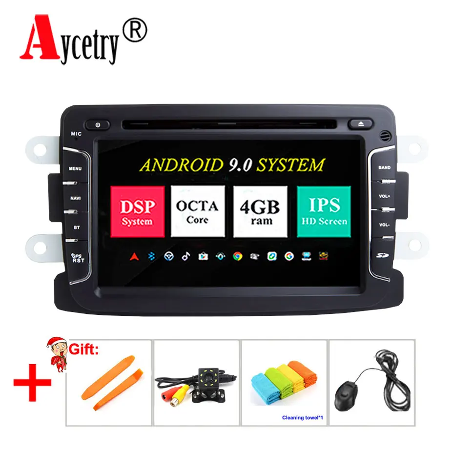 

IPS DSP 4G 64G Car Multimedia dvd player Android 9.0 GPS autoradio For Duster/Captur/Lada/Xray 2/Logan 2/Dacia/Sandero car radio