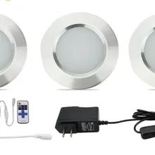 12 В 3 Вт Светодиодная подсветка под шкаф беспроводной ИК пульт дистанционного управления Светодиодный светильник шайба 12 В светодиодный светильник счетчик с переключателем ВКЛ/ВЫКЛ