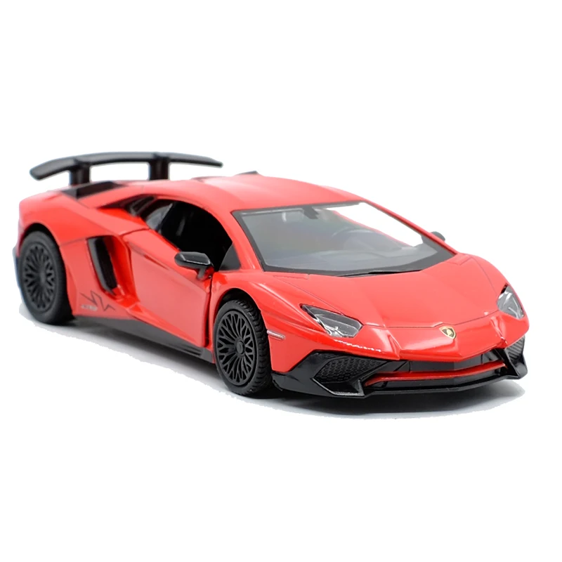 RMZ CITY 1:36 Aventador LP750-4 спортивный автомобиль литая под давлением модель автомобиля игрушка с оттягиванием для детей подарки коллекция игрушек