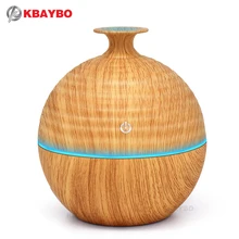 130 мл USB Испарительный Увлажнитель воздуха Арома эфирное масло диффузор древесины ароматерапия тумана с 7 цветов светодиодный свет