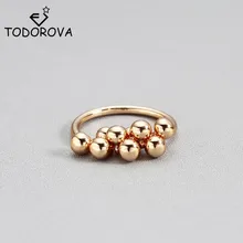 Todorova женский милый кулон из бисера кольцо на палец золотого цвета обручальные кольца для женщин модные свадебные Кольца Лучший подарок