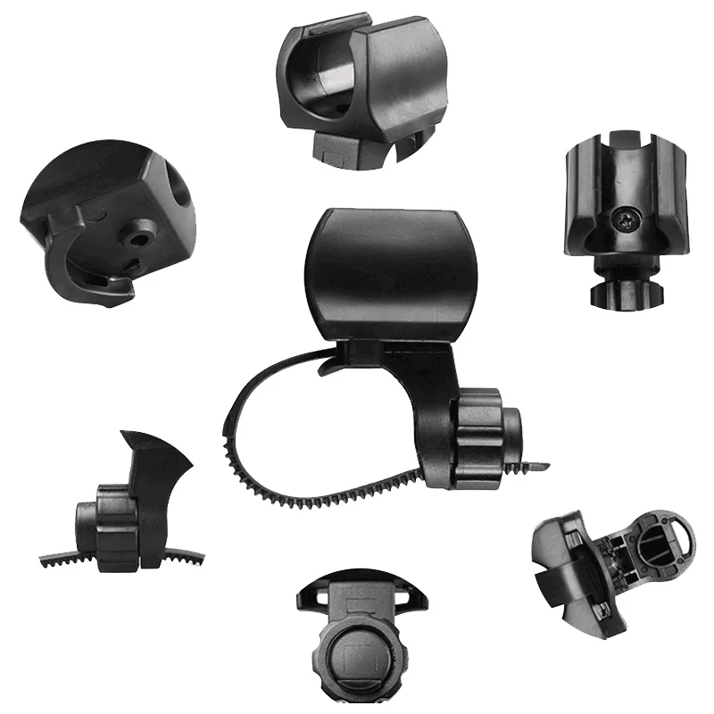 Excellent 1 pc Universal Bicycle Clip LED Torch Lamp Flashlight Mount Bracket Holder for 90 Degree Rotation bike accessories 4