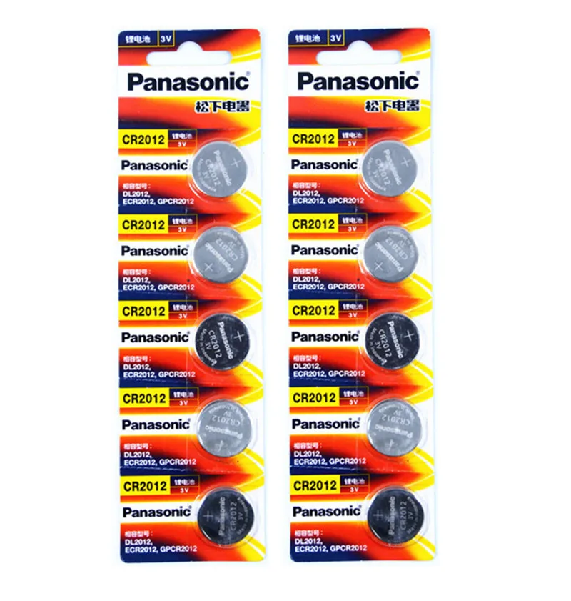 10PCS /lot New Original Panasonic CR2012 3V button cell good quality