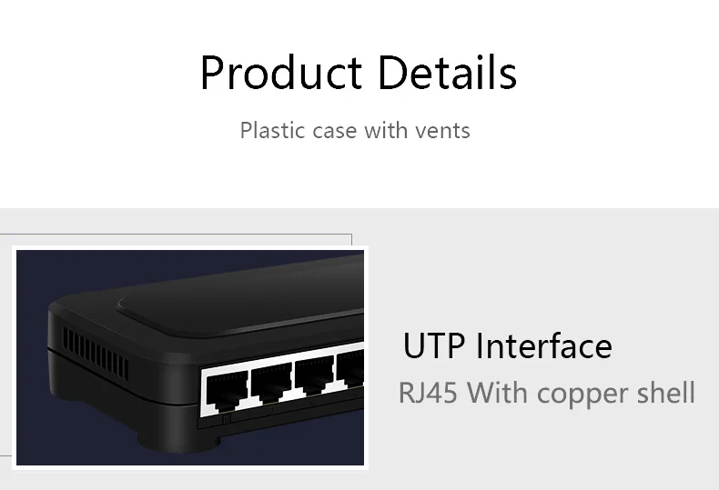 8 Коммутатор 16G Емкость питания 12V1A компьютер офисный Тип Скорость передачи 1000 Мбит/с пластиковый корпус с светодиодный дисплей