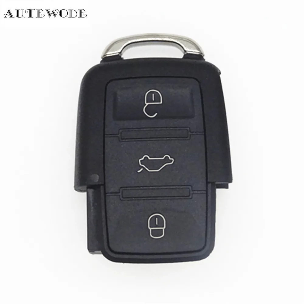 

AUTEWODE Remote car Key Shell Case for VW MK4 Bora Golf 4 5 6 for Passat Bora Touran Car key blank fob housing 3 buttons 1pc