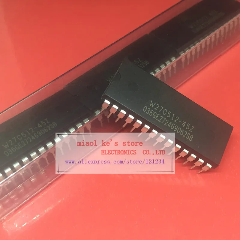 NEW ORIGINAL 5 pcs/lot IC W27C512 W27C512 45Z W27C512 45 27C512 DIP28 ...