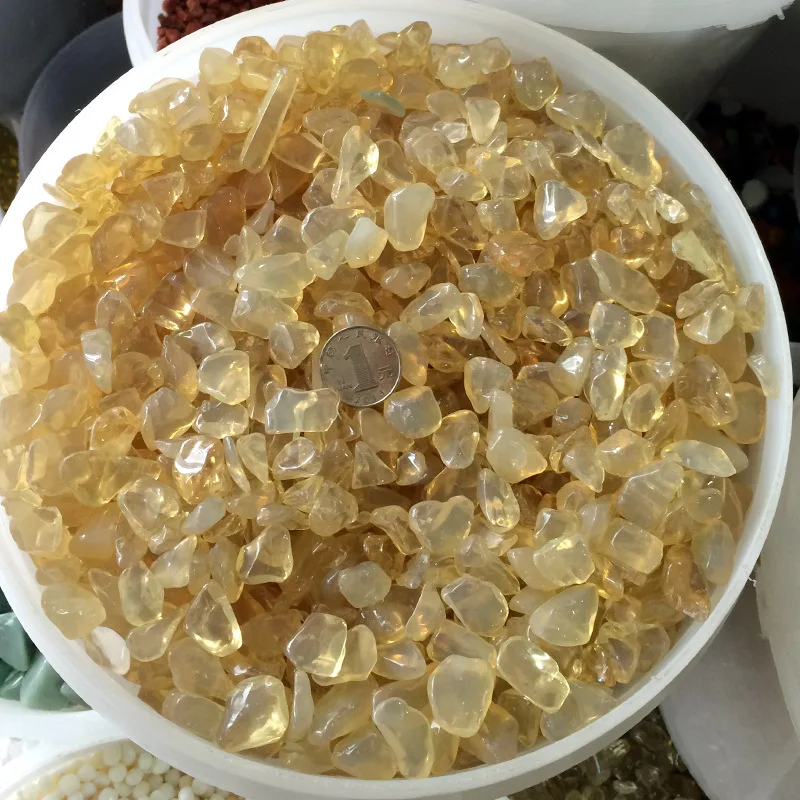 

1000g Natural Yellow Opal Quartz Crystal Stone Rock Chips Lucky Healing Minerals Fish Tank Stones Drop Shipping