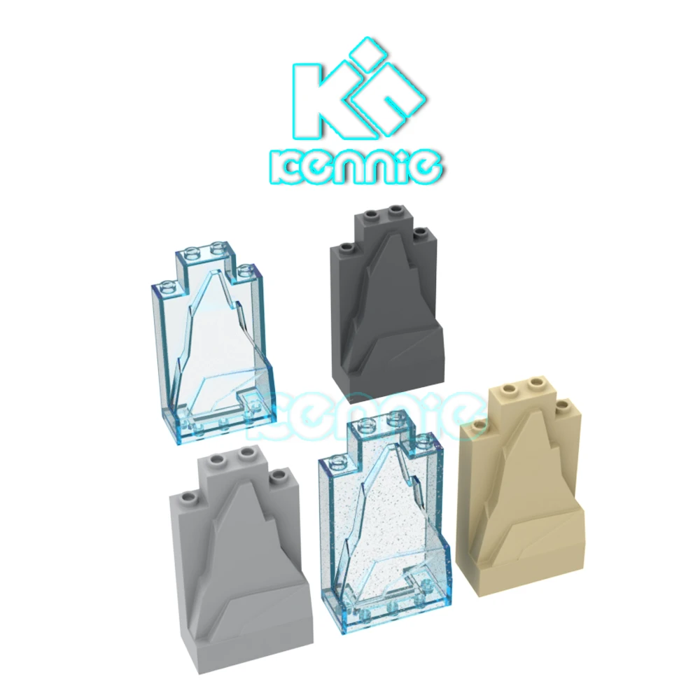 

20pcs/lot Kennie Building Blocks rock rockery parts Compatible with wall element 2x4x6, mountain NO.47847 NO.54782