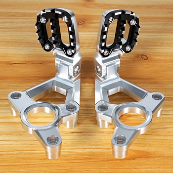 

Billet Aluminum Folding Rear Passenger Bracket With Foot Pegs Silver&Black For Honda X-ADV X ADV 750 Motorcycle Models