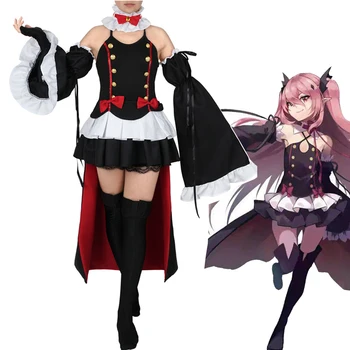

Anime Owari no Seraph (Seraph of the End: Vampire Reign) Krul Tepes Cosplay Costumes European size Free Shipping