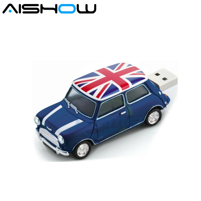 Креативный U диск 8 ГБ 16 ГБ 32 ГБ USB Mini cooper милый мини авто USB флеш-накопитель автомобильная карта памяти