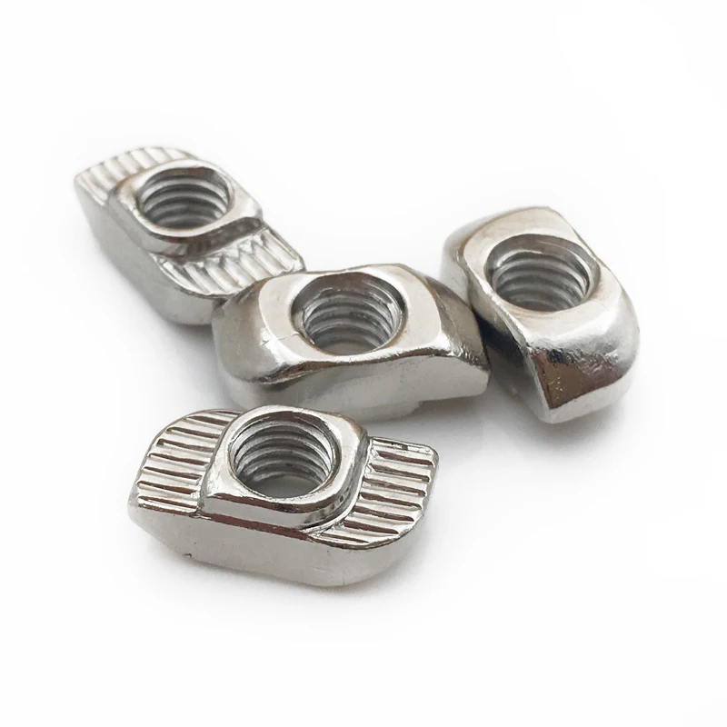 T nut M3 M4 M5 M6 M8 головка молотка гайка крепежный слот соединитель никелированный для