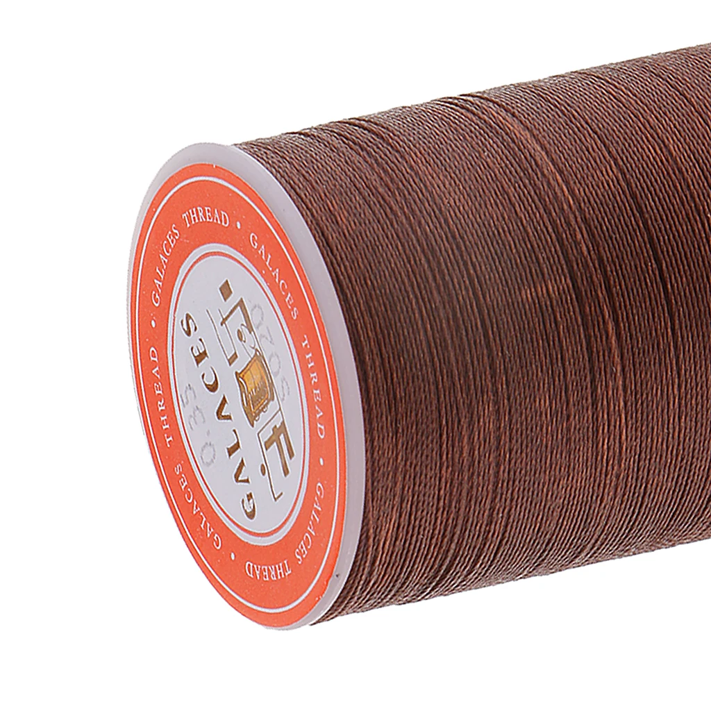 4 Pieces 300 Meters 0.35mm Leather Sewing Waxed Wax Thread Hand DIY Stitching Cord Crafts