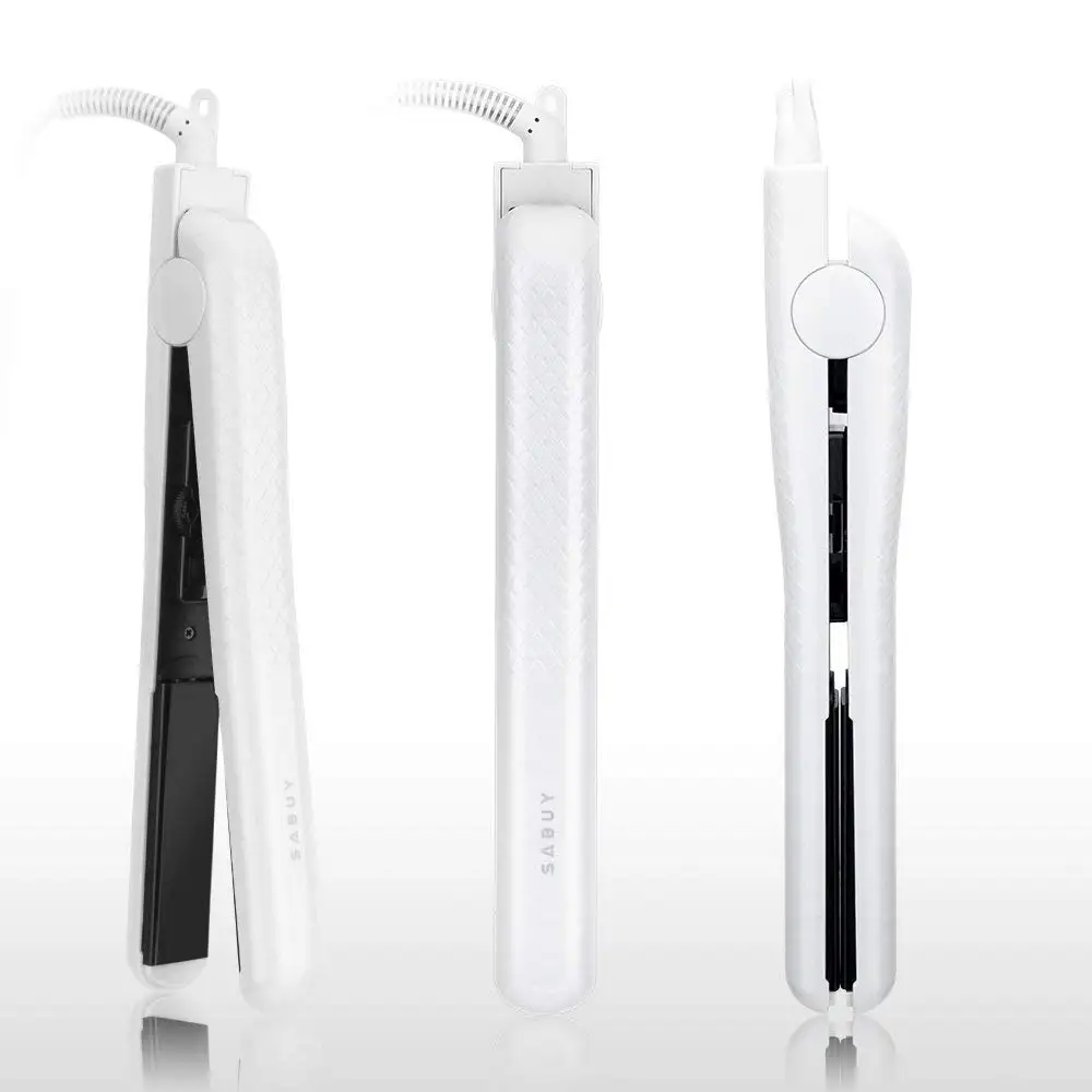 

Ceramic Flat Iron Professional Hair Straightener Dual Voltage for Worldwide Traveling Adjustable Temperature for All Hair Types