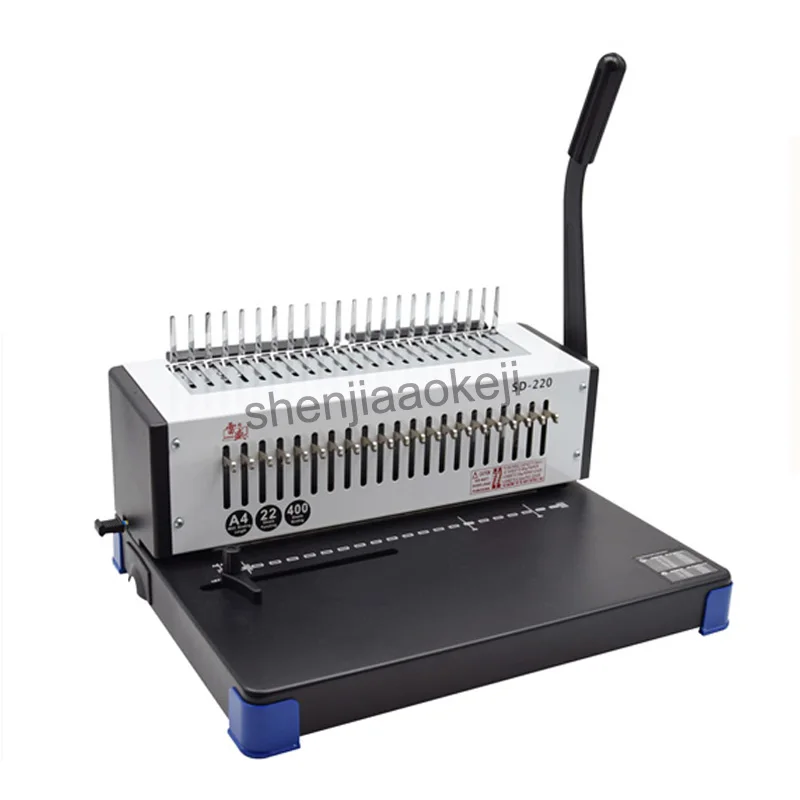 21 holes Binding Machine Stapler Manual Combs Clamps Binder Molds Book