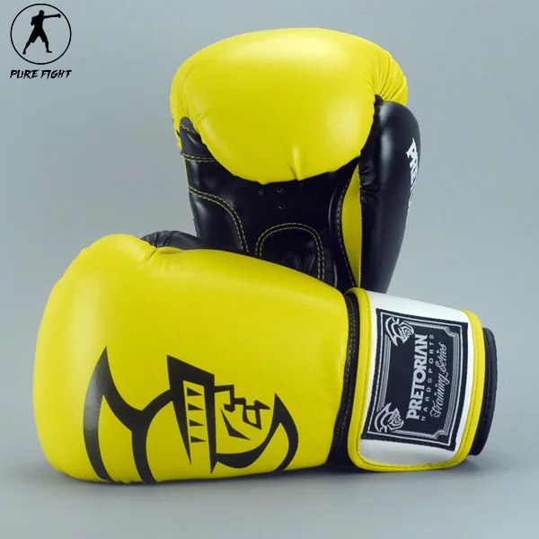 High Quality Brand Brazil PRETORIAN Pair Muay Thai PU Leather Boxing