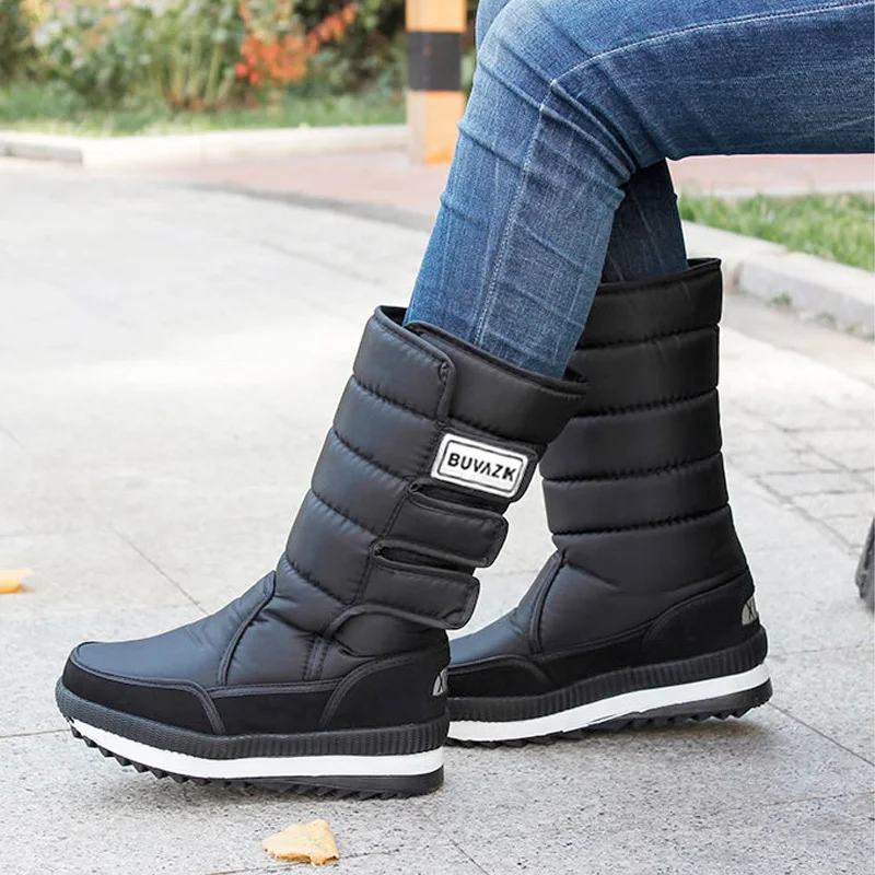 Botas de nieve impermeables térmicas gruesas para hombre, zapatos cálidos de  tela de algodón por dentro, hasta la rodilla, para exteriores, a la moda,  para invierno|shoes fashion|shoes shoesshoes men outdoor - AliExpress