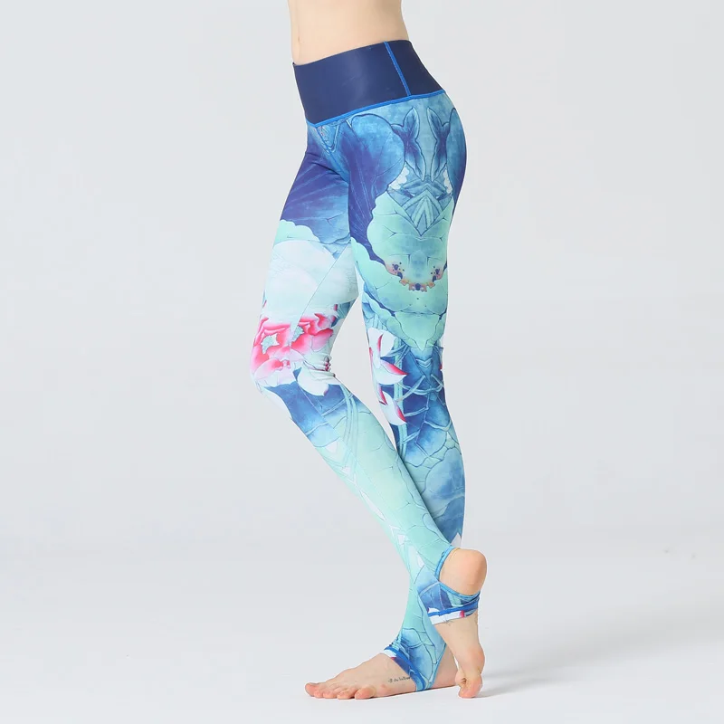 

UARUN Brand High Waist Elastic Yoga Pants Women Lulu Yoga Leggings Sportswear Running Workout Trousers Super Quality Gym Pants