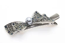 2pcs Hairpins Barrettes Butterfly Hair Clips Brides Hair Jewelry Girls Crystal Clips Bridal tiara Headdress Accessories D597