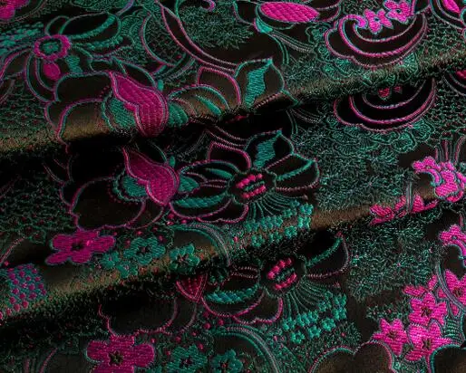 75x50 см Новое поступление старший жаккардовые ткани в африканском стиле атласные шелковые ткани для пэчворка, торжественное платье, обивка дивана Скрапбукинг