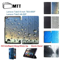 МТТ для lenovo tab2 A8-50F A8-50LC tablet 8 "Чехол PU кожаный чехол подставка чехол для Lenovo Tab 3 TAB3 8,0 850 850F 850 м TB3-850M