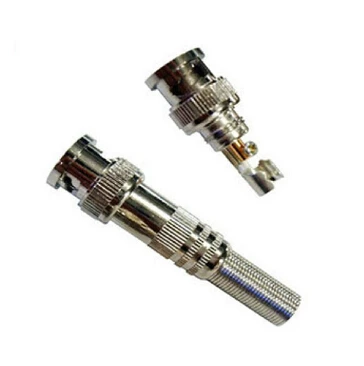  10 Pcs/ Lot CCTV System Solder Less Twist Spring BNC Connector Jack For Coaxial RG59 Camera For Sur - 32588714674