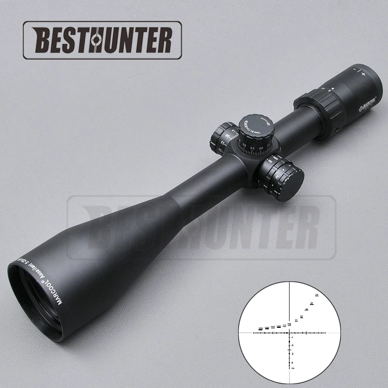 

Marcool 5-25x56 SFIR 203 Hunting Optics Riflescope Tactical Gear Airsoft sports Gun Sniper Red Illuminated Fiber Sight DHL
