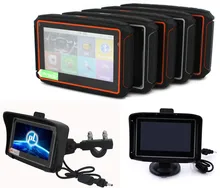 4.3 inch IPX7 Waterproof Motorcycle GPS Navigation Factory Direct Selling Car Moto Bicycle Navigator With 8G Bluetooth Free Map